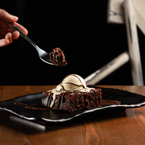 BROWNIE + BOULE DE GLACE